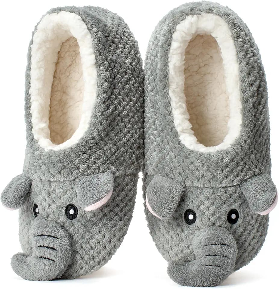 Cute Animal Slippers for Women, Kids and Toddlers with Soft Soles