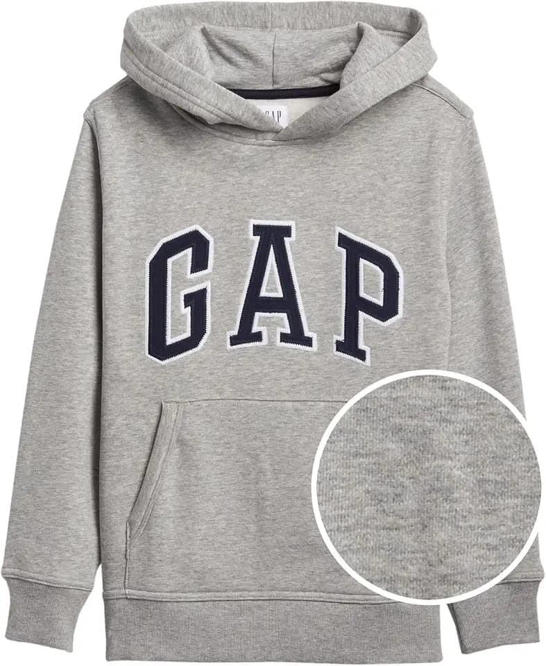 GAP Boys' Logo Hoodie Hooded Sweatshirt