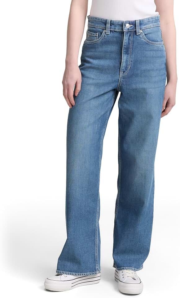 Tom Tailor Denim Damen TTLINOU Wide Leg Jeans