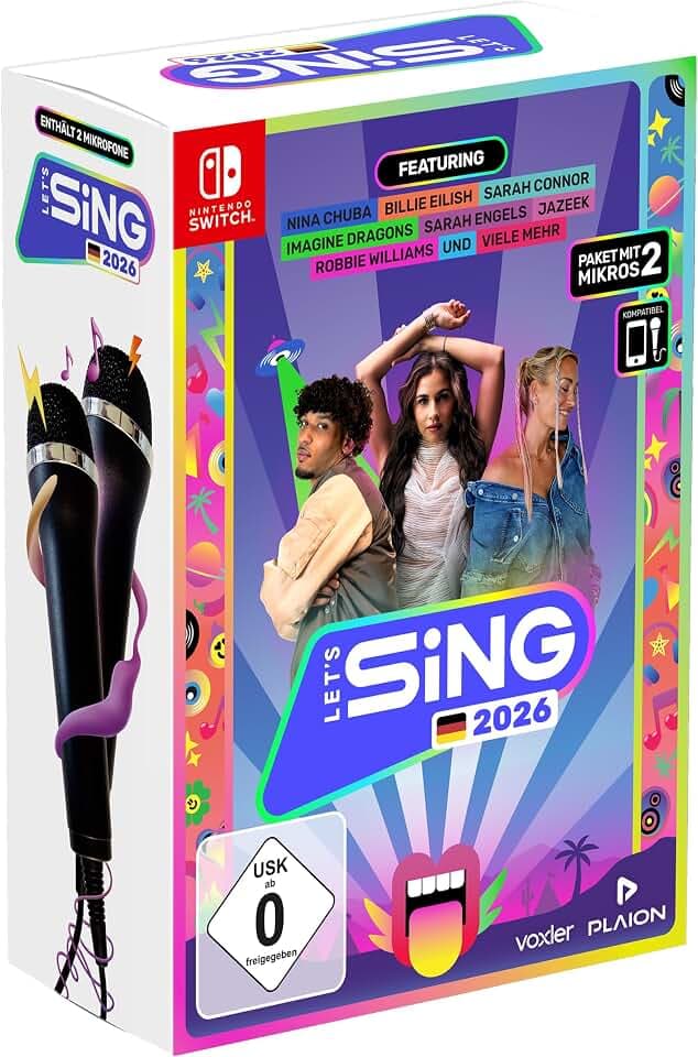 Let's Sing 2026 German Version [+ 2 Mics] (Switch)