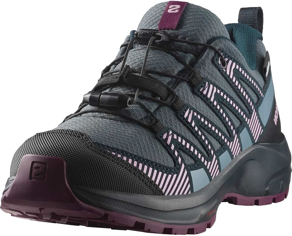 SALOMON XA Pro V8 ClimaSALOMON Waterproof Unisex Multifunktions-Kinderschuhe, Präzise Passform, Grip in jedem Gelände, Sportlicher Look
