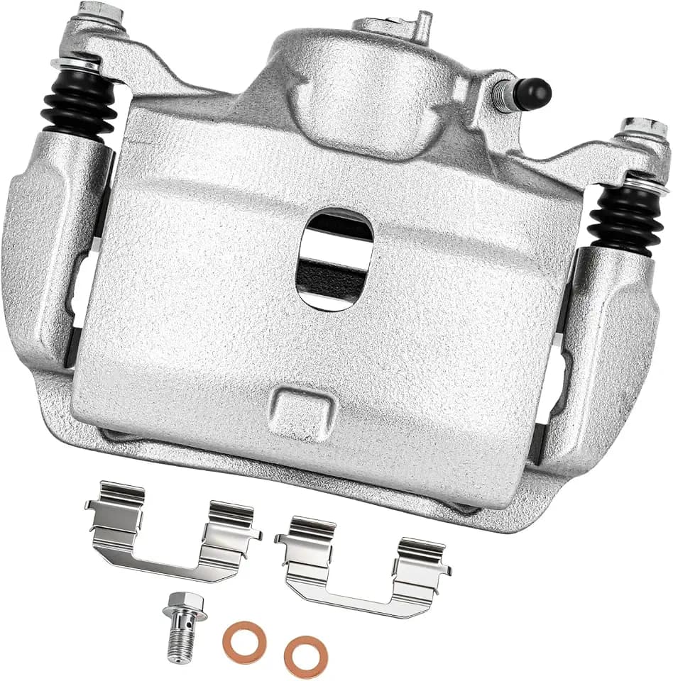 cciyu Front Left Disc Brake Caliper Assembly w/Bracket 19B2660