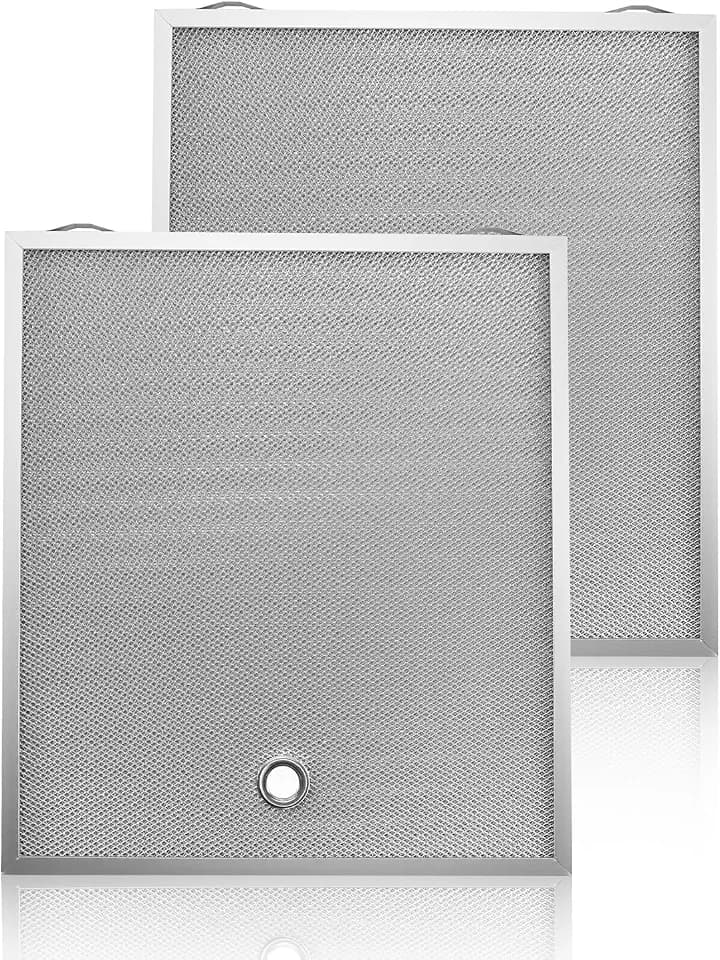 2Pcs Aluminum Grease Filter Fit for Broan-NuTone Series Of 30" Range Hoods, Micro Mesh Filter Replace S99010434-002, 15-23/32" x 13-7/8"