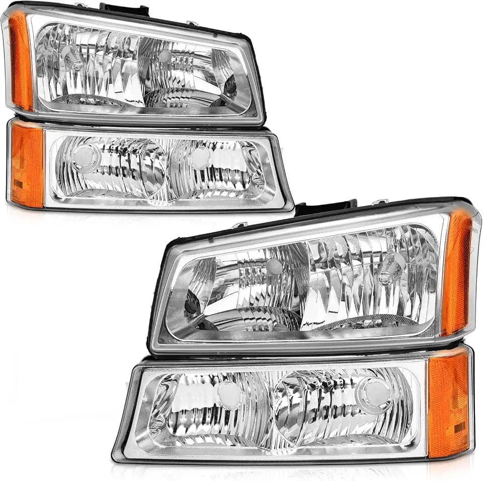 for 2003-2006 Chevy Silverado Avalanche Halogen Headlight