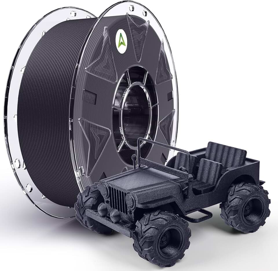 Creality Hyper PETG-CF Filament 1,75 mm: Hochgeschwindigkeits-3D-Druckfilament Carbon Fiber (30–300 mm/s), Maßgenauigkeit +/- 0,02 mm, Spule passend für die meisten FDM-3D-Drucker, 1KG Phantomlila