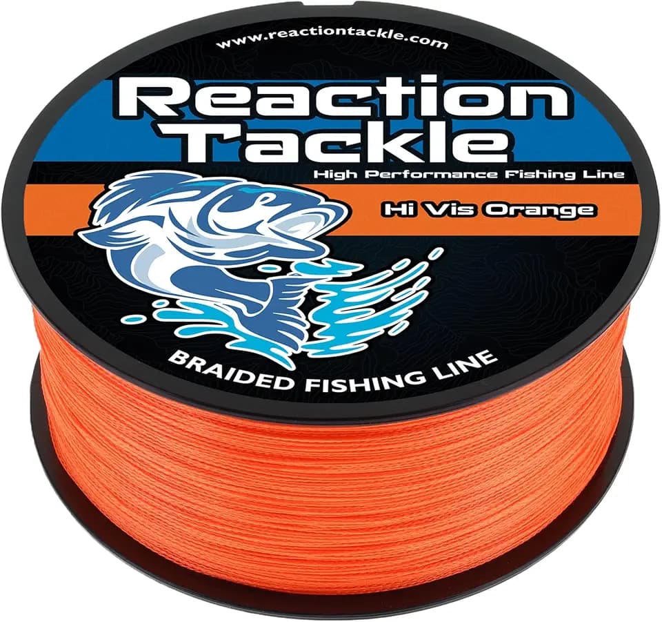 Reaction Tackle Braided Fishing Line, Pro Grade Braid, Fresh and Saltwater