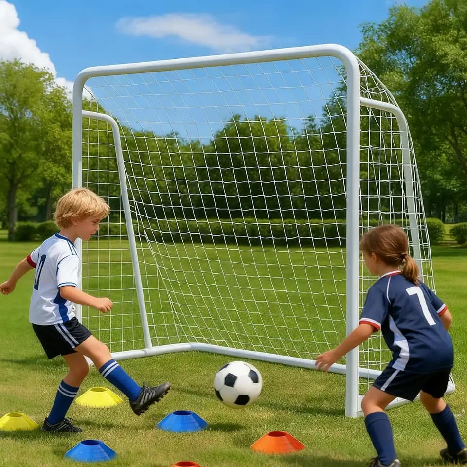 NAIZEA Soccer Goal - Heavy Duty Soccer Net for Backyard Training & Practice