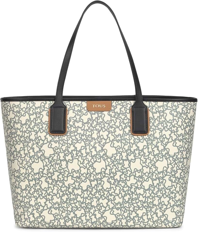 TOUS Damen Capazo XL-Schale K Mini, Beige/Schwarz