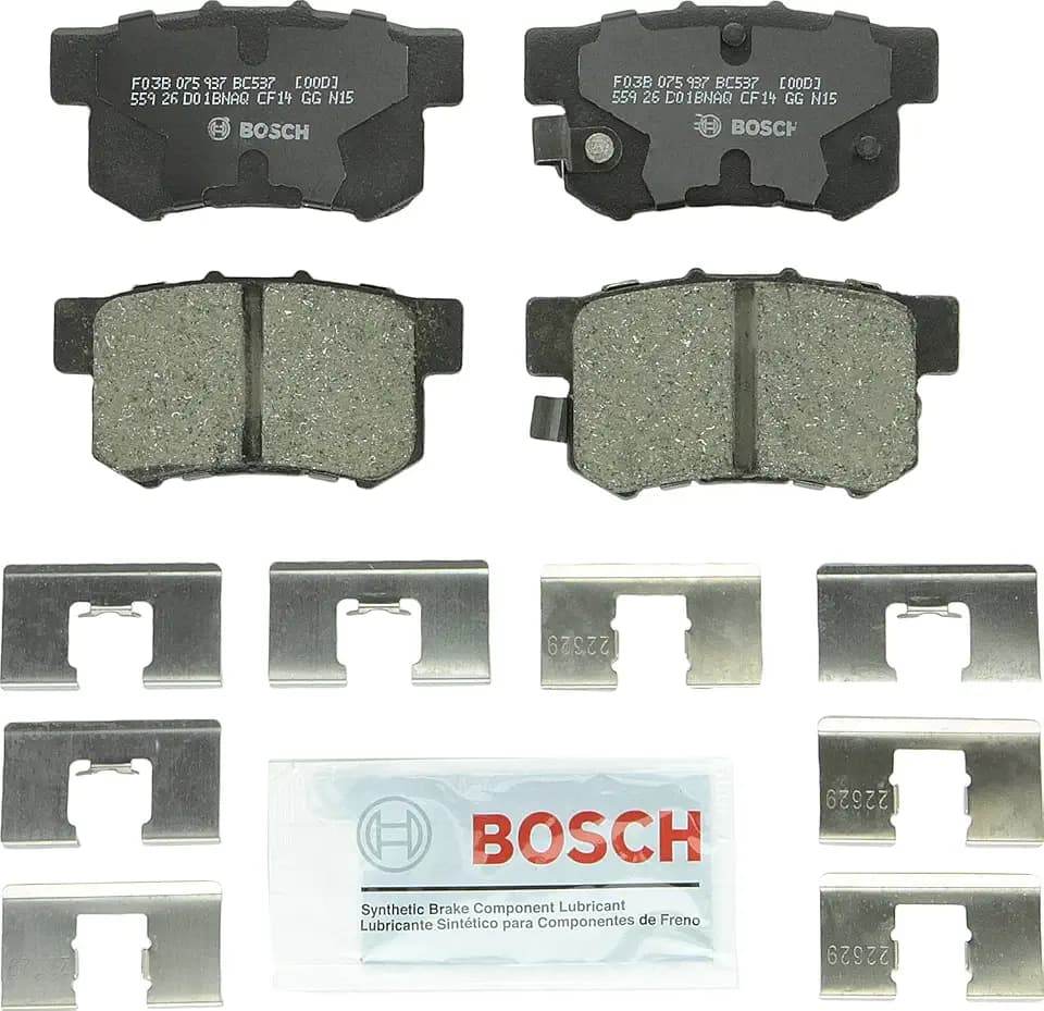BOSCH BC537 QuietCast Premium Ceramic Disc Brake Pad Set - Rear