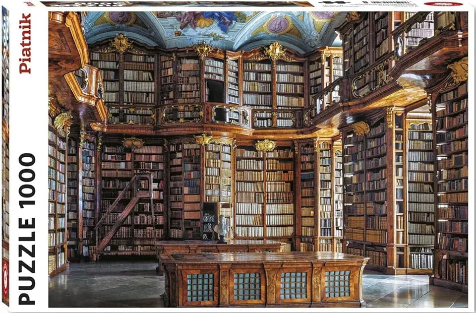 Piatnik 5561 - Bibliothek Stift St.Florian 1000 Teile Puzzle
