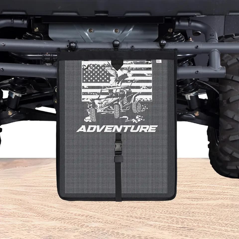 KEMIMOTO Universal Trash Sack Mesh Large Trash Bag for UTV ATV