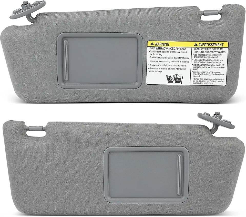 SCITOO Gray Left and Right Sides Sun Visor for Toyota for Tacoma 2005-2011