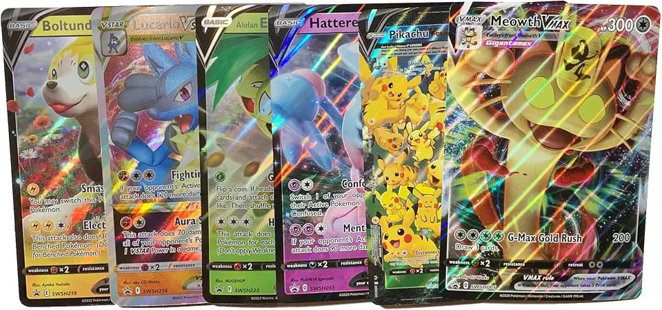 Pokemon - Random Jumbo Card Lot - x6 (Selection Varys) V - VMAX - VSTAR - V Union - EX