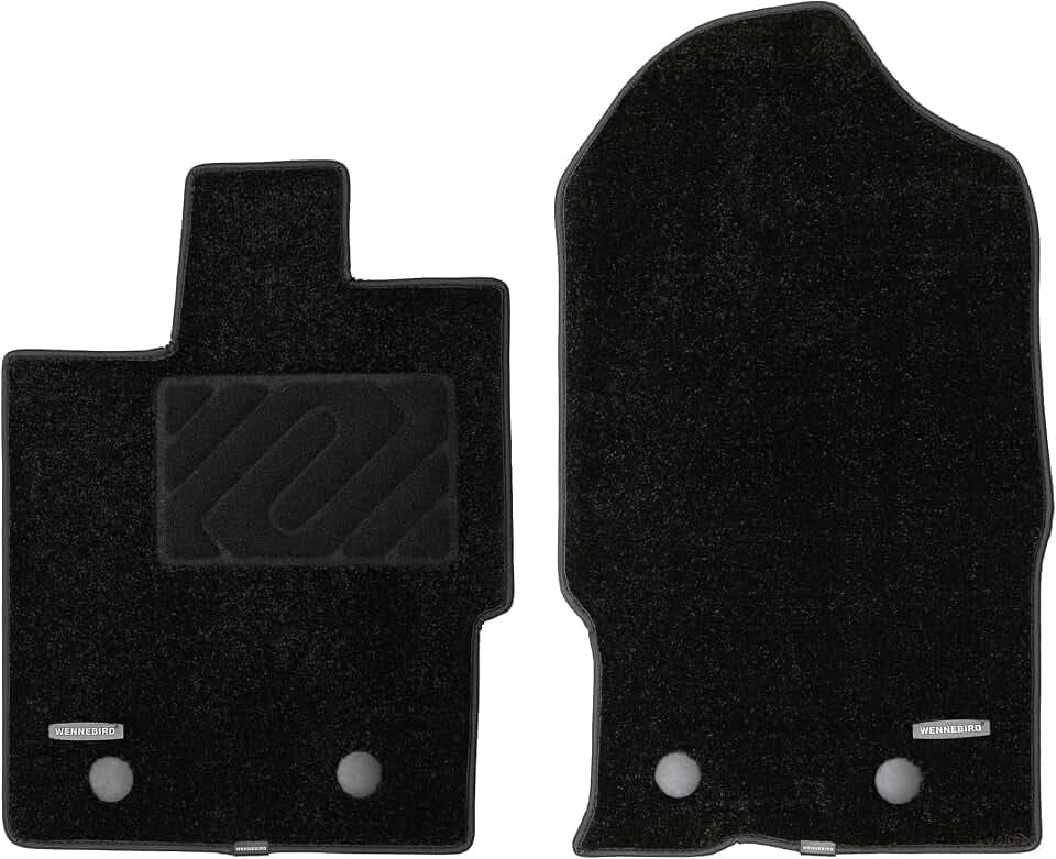 WENNEBIRD Front Carpet Floor Mats for Ford Ranger 2019-2023, 2Pc