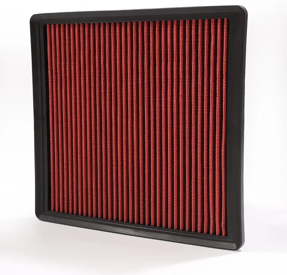 Engine Air Filter High-Flow Increase Power & Towing, Washable,Nikimotorsport Air Filter Compatible with 2007-2024 Ford/Lincoin:Expedition/F150/F250/F350/F450/F550/F650,Cross Reference:33-2385