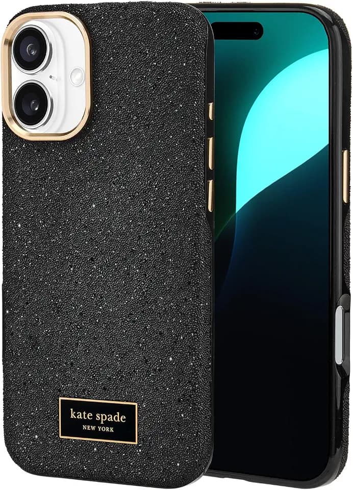 kate spade new york iPhone 16 Plus Case - Crystal Pave Nightfall