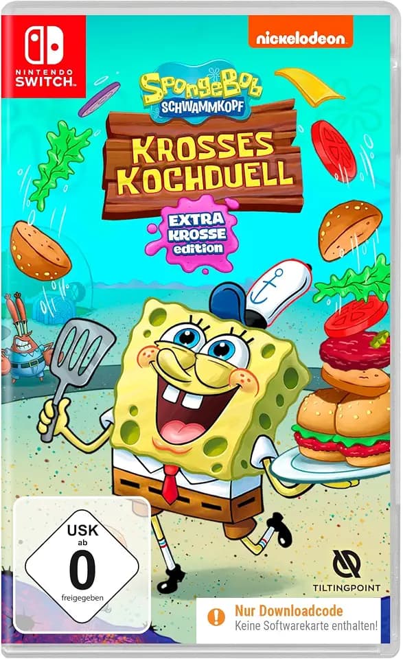 SpongeBob: Krosses Kochduell - Extrakrosse Edition (Download-Code in der Box) - Switch