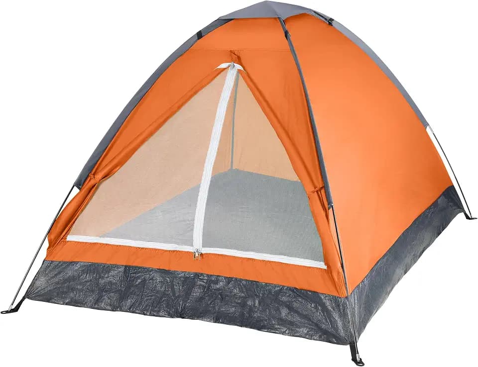 Wakeman Outdoors 2 Person Camping Tent with Rain Fly & Carrying Bag Shelter