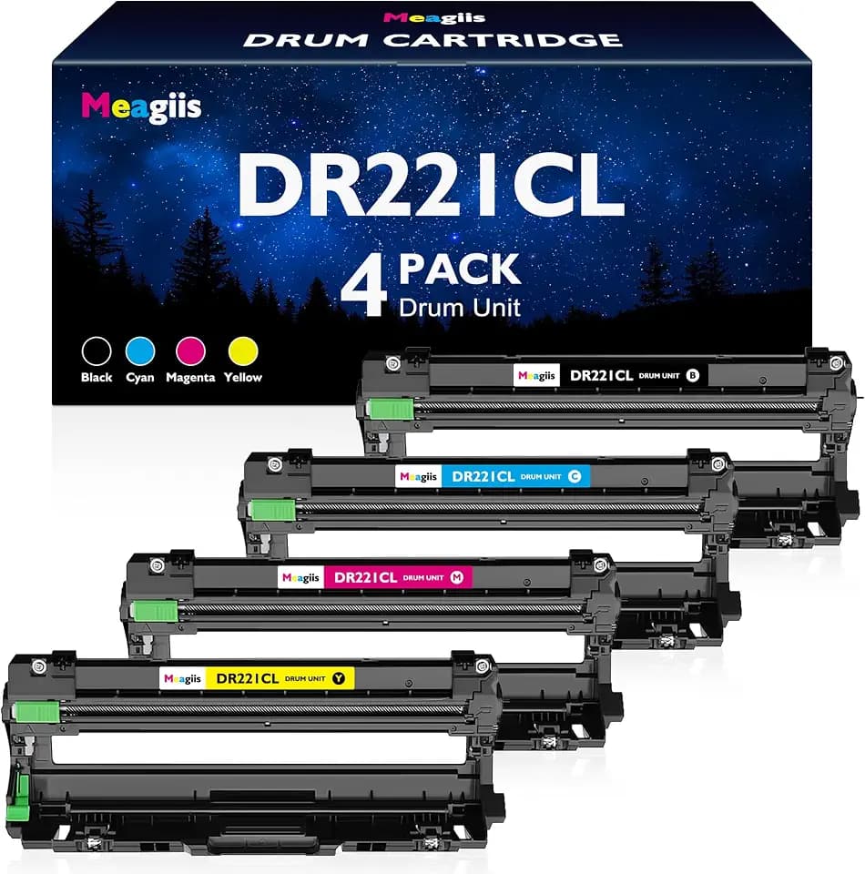 DR221CL Drum Unit Set Replacement for Brother DR221 DR-221 DR-221CL