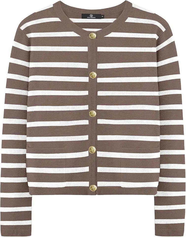 LILLUSORY Fall Cardigan Sweaters for Womens Lightweight Jackets 2026