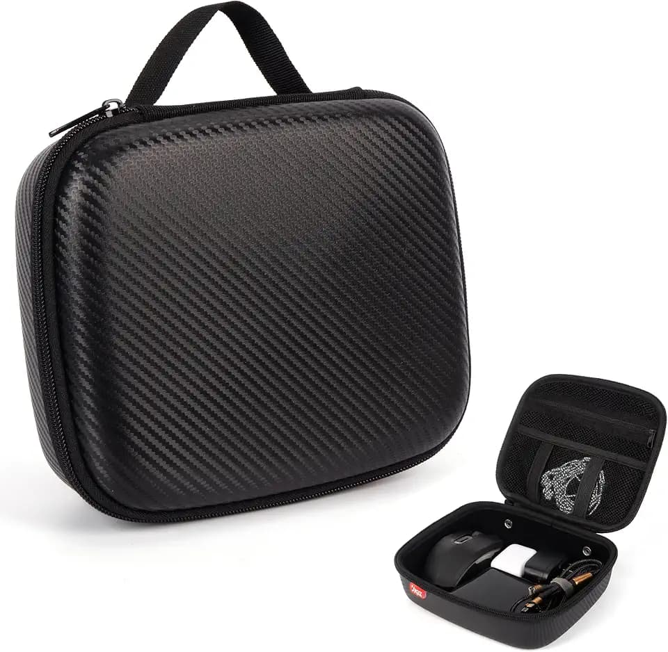 ZIPIT Carbon Electronic Organizer Case, Hard Shell EVA Travel Box, Black