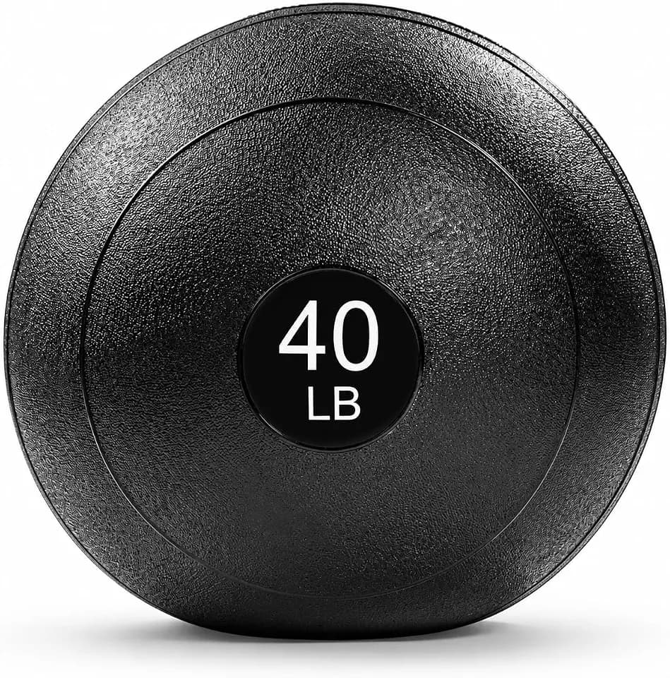 Sunny Health & Fitness Slam Medicine Ball - Sand-Filled, No-Bounce