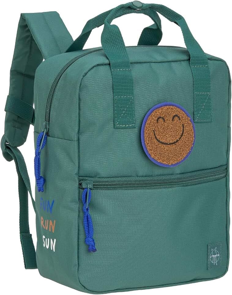 LÄSSIG Kindergartenrucksack Mini Square 7L Little Gang Smile Green