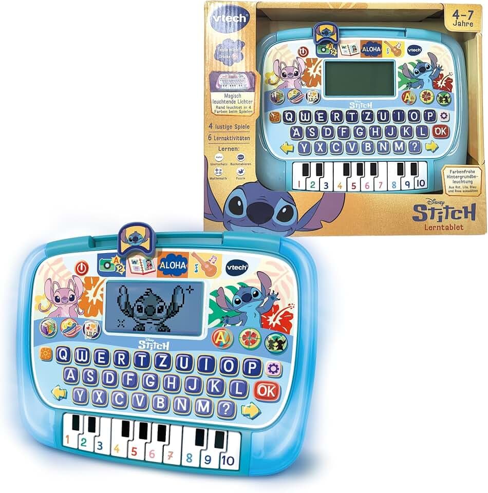 VTech Stitch Lerntablet – Interaktives Tablet mit Klaviertasten