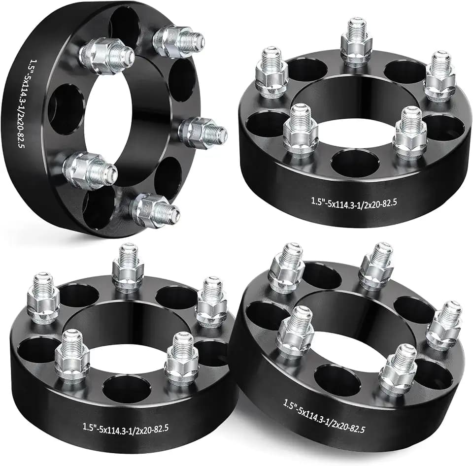EVIL ENERGY 5x4.5 Wheel Spacers 1.5", 82.5 mm Not Hubcentric 1/2x20 Studs