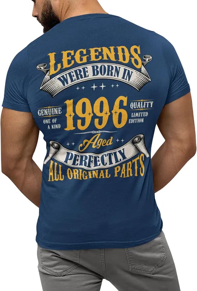Birthday Shirt for Men, Legends were Born in 19XX, Full Print T Shirts