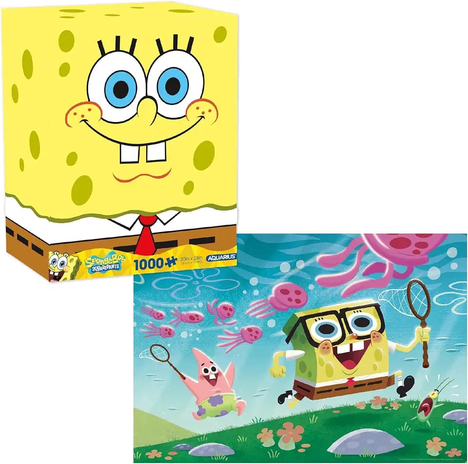 AQUARIUS Spongebob Squarepants 25th Anniversary 1000 Piece Jigsaw Puzzle