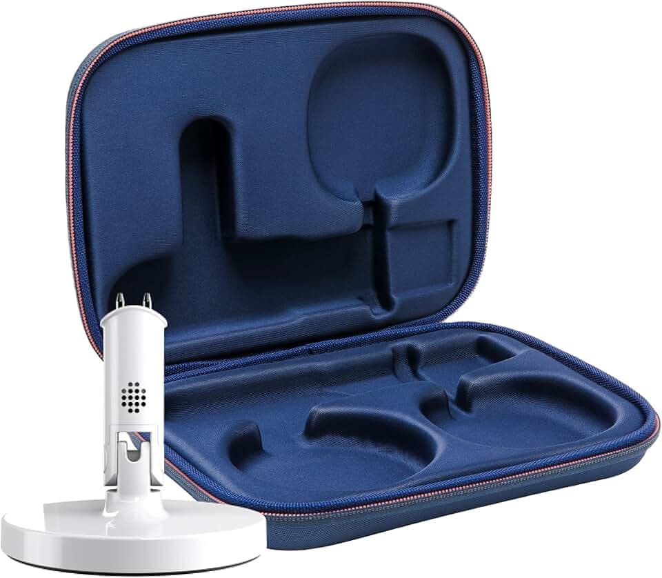 Nanit Travel Pack – Protective Compact Hard Case for Nanit Pro Smart Baby Monitor Plus Portable Flex Stand Accessory (Camera Not Included)