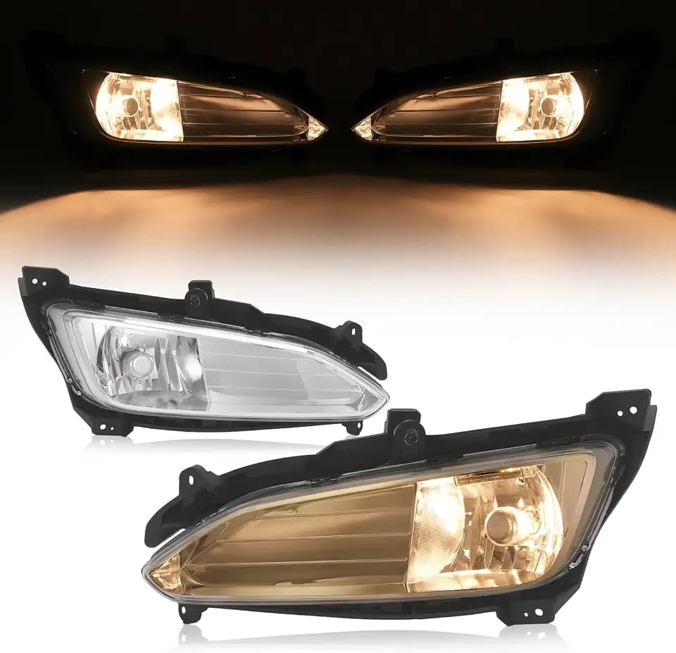 HECASA Fog Light Compatible with 2013-2016 Santa Fe