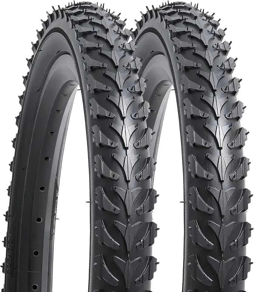 YunSCM 2Pcs Faltbare 16 Zoll Fahrradreifen 16x1.75 Mantel 47-305 kompatibel 16 x 1.75 Stadt/Straße/Mountainbike Reifen