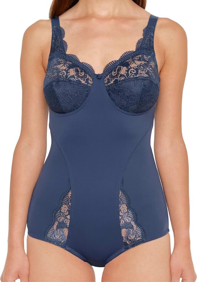 SUSA Body ohne Bügel Latina I Body Shapewear Damen stark formend I Frauen Mieder I Softer Bodysuit mit Shaping Effekt I Formt Taille, Bauch und Po