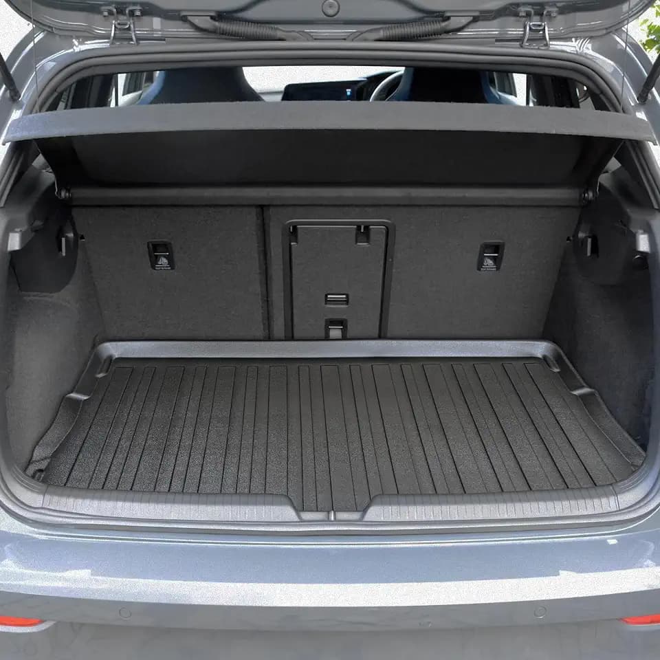 Premium Cargo Liner for Volkswagen Golf 2021-100% Protection - Custom Fit Car Trunk Mat - Black Cargo Mat - 3D Shaped Laser Measured Trunk Liners