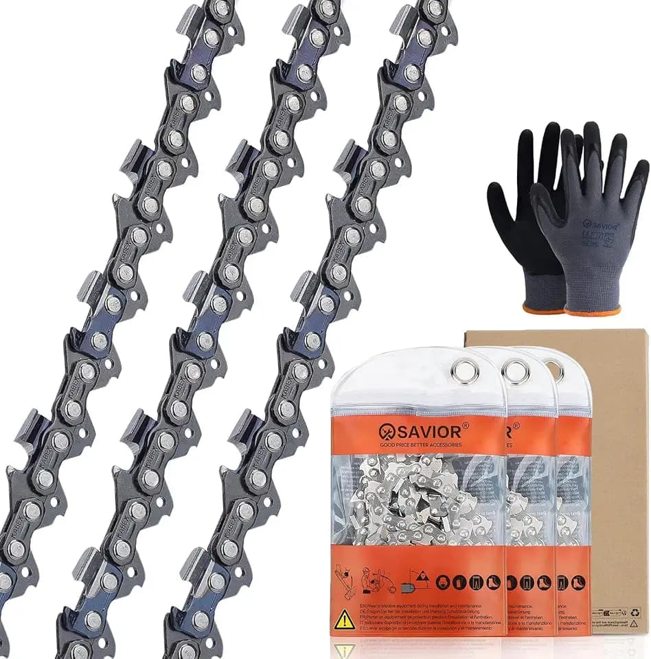Savior 18" 3×Chainsaw Chain .325" .050" 72DL Fits Husqvarna 440 Echo CS-400