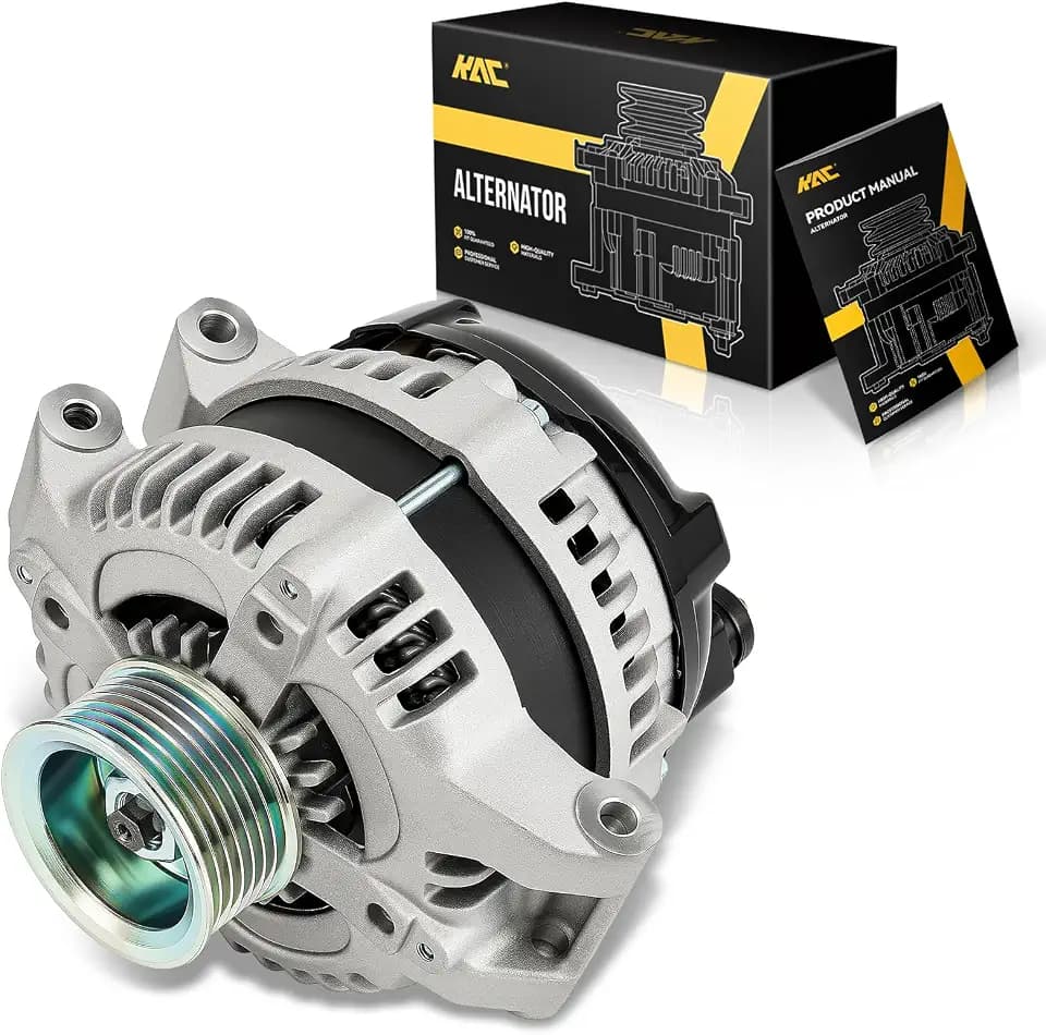KAC Alternator fits for 2012-2014 CR-V, 2012-2015 Civic 2.4L, 2013-2015 ILX 2.4L,120 Amp for 11604N 12V,CW,S7 Groove Pulley,120 Amp,11604N