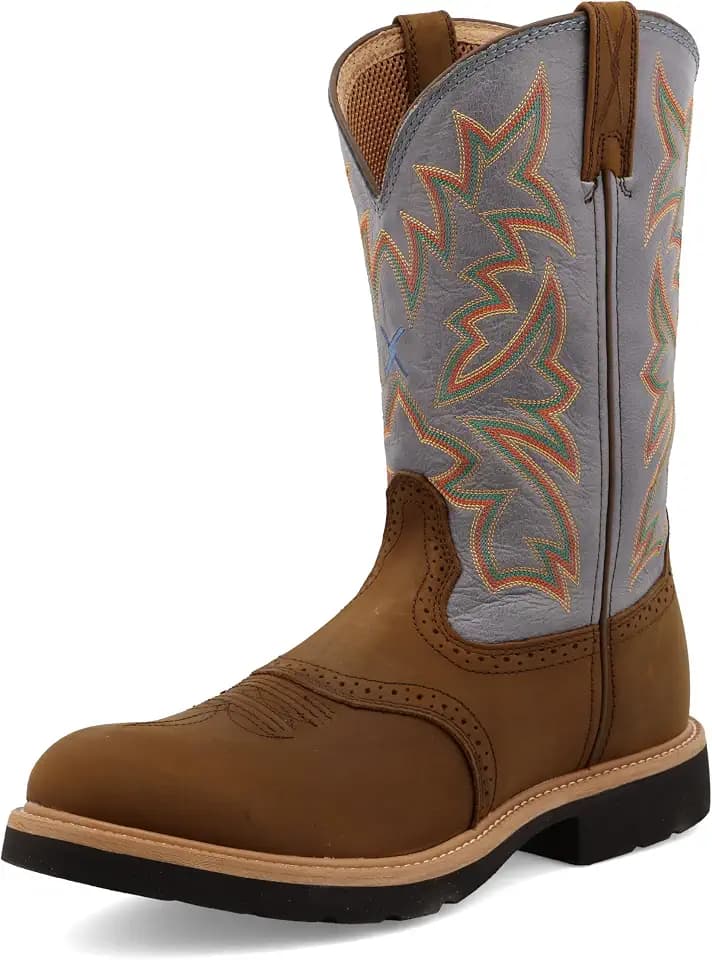 Twisted X Men's 12" Pull On Soft Round Toe Western Work Boot
