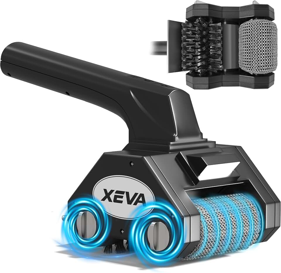 Electric Grill Brush Cordless BBQ Cleaner High Torque w/ 3-Speed Modes