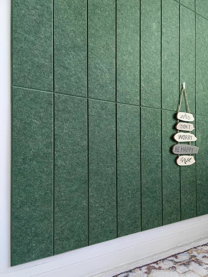 Shiplap Felt Wall Panels for Interior Wall Decor, Accent Wall Paneling for Bedroom Living Room & Office, Peel and Stick, Sound Absorbing – 24 Pack Felt Tiles with Adhesive – Tree