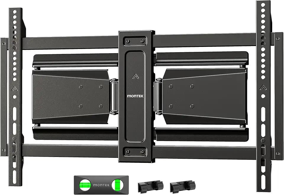monTEK Heavy Duty Ultra Slim TV Wall Mount for 37-90 Inch TVs Up to 143lbs