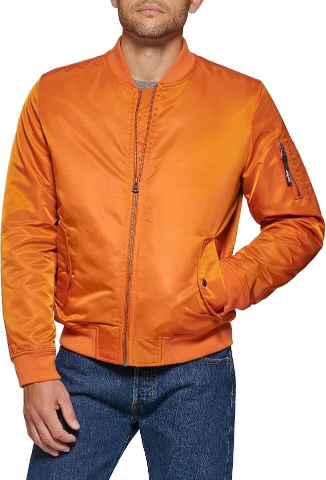 Levi's Men's Flight Satin Unfilled Ma-1 Bomber