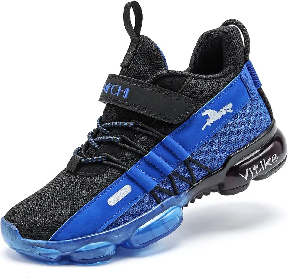 VITUOFLY Boys Girls Sneakers Kids Mesh Lightweight Running Tennis Shoes
