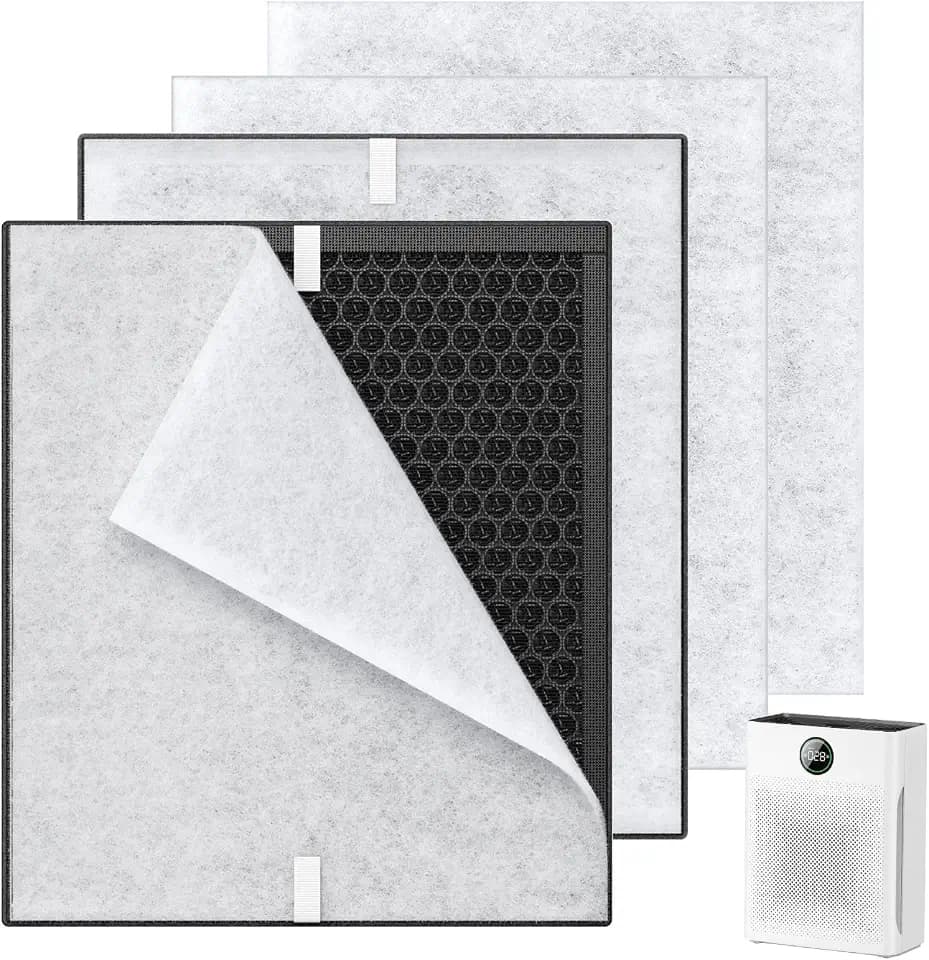 2 Pack PR1 Replacement Filter for Mooka Mode PR1 Air Purifier for Home Pets