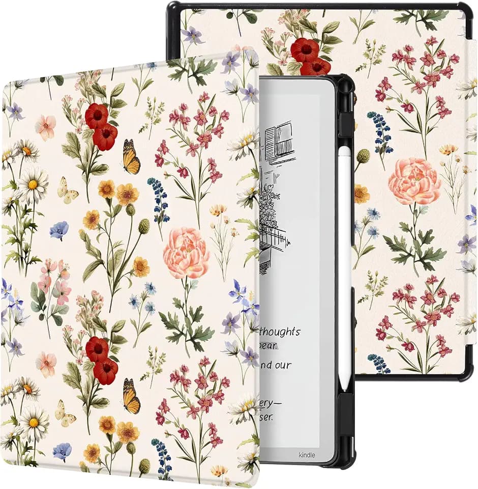CoBak Case for 11" Kindle Scribe 3rd Generation 2025, Kindle Scribe Colorsoft - All New PU Leather Cover with Auto Sleep Wake, Pen Holder for Scribe 11" 2025 Released