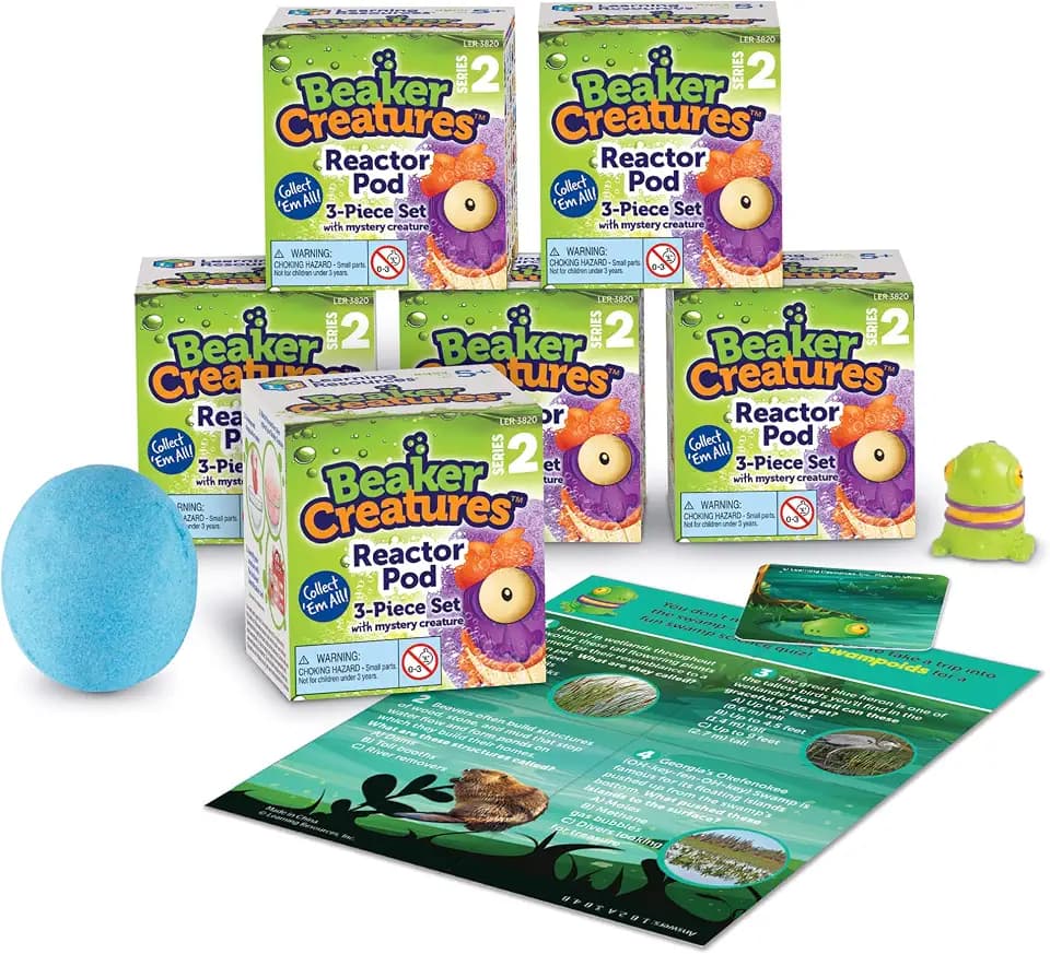 Learning Resources Beaker Creatures Series 2, 6-Pack