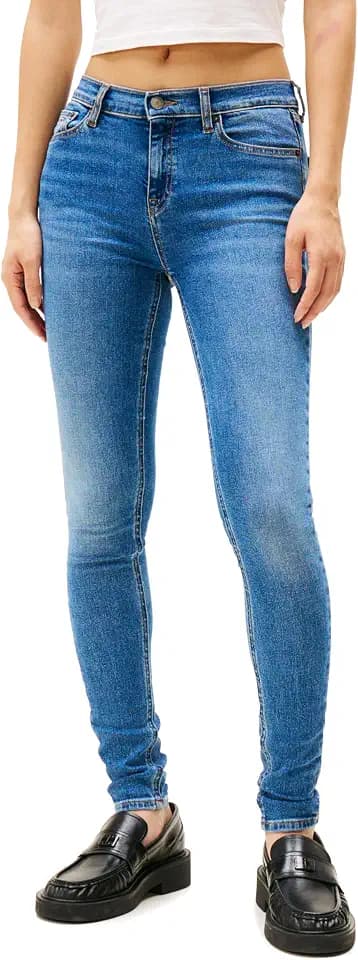 Tommy Jeans Women's Nora Mid Rise Skinny Jeans
