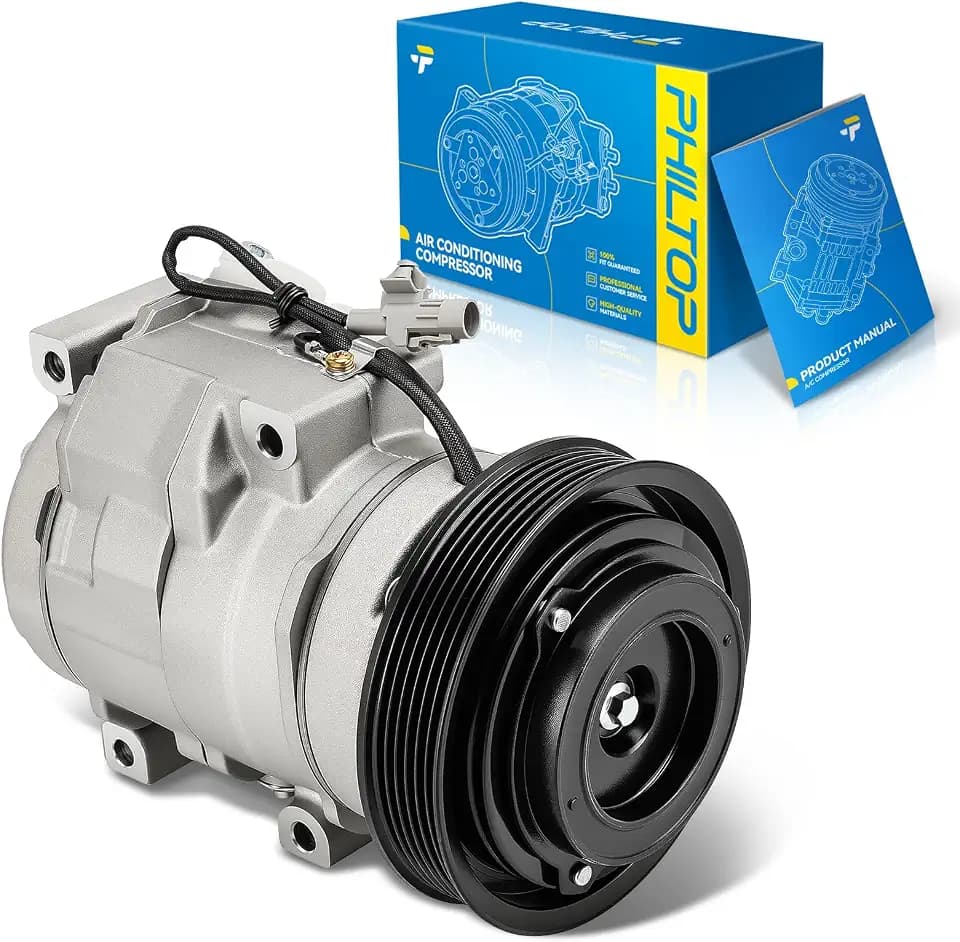 PHILTOP 1521607 NEW AC Compressor for Toyota Camry 2002-2006 3.0/3.3L