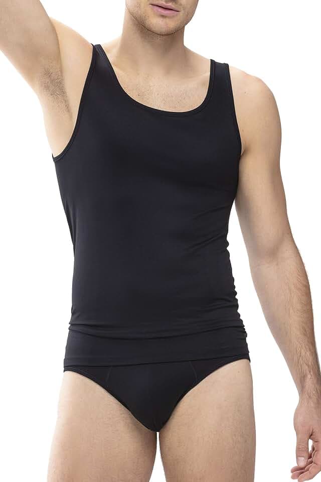Mey Herren Athletic Shirt - Tanktop Unterhemd Rundhalsausschnitt - Ohne Seitennähte - Serie Software - 42500